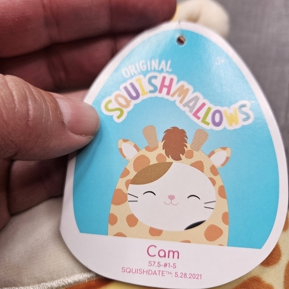 Squishmallows Cam the Cat 2021 NEW with tags 7.5" - Picture 4 of 5
